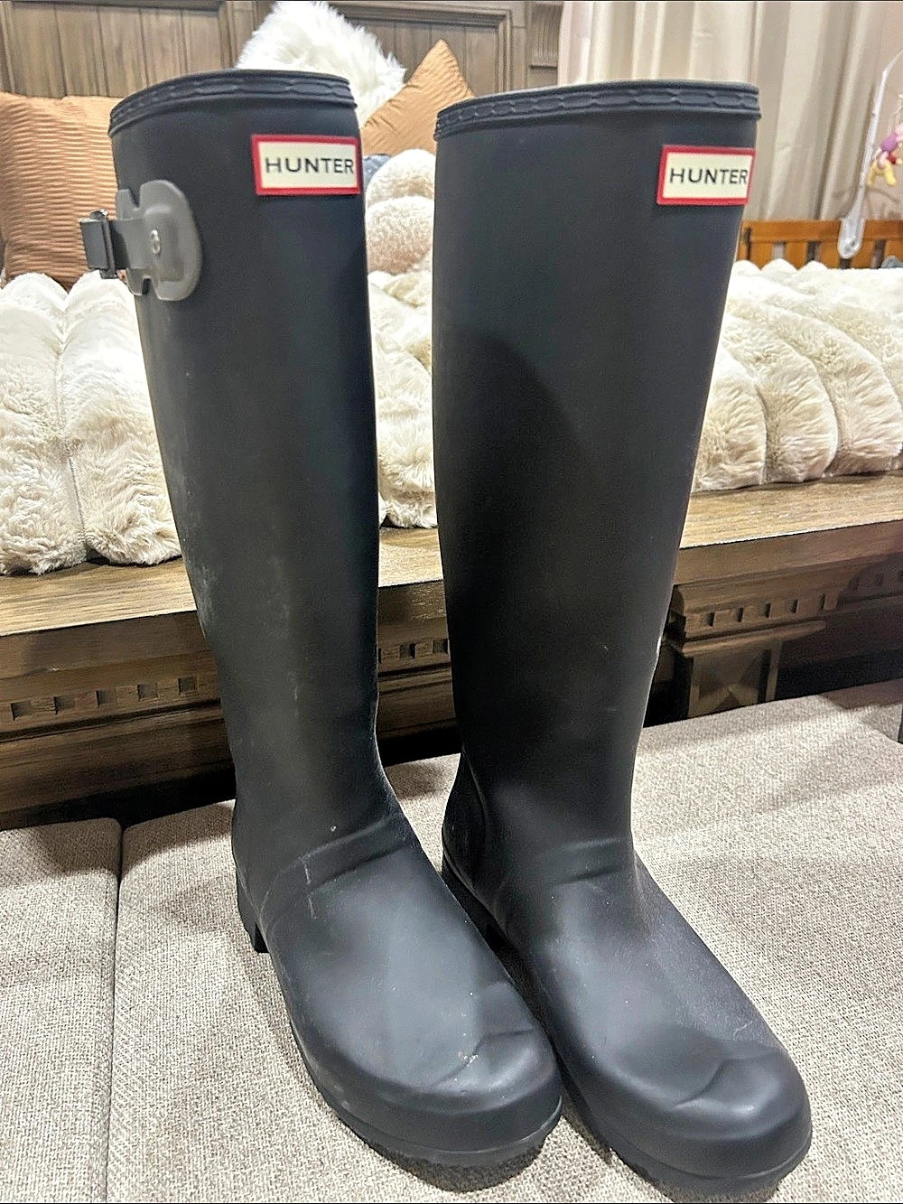 Hunter Original Tall Rain Boots Black